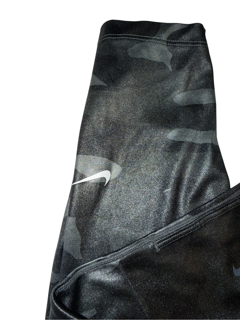 Nike Black & Gray Camo Leggings